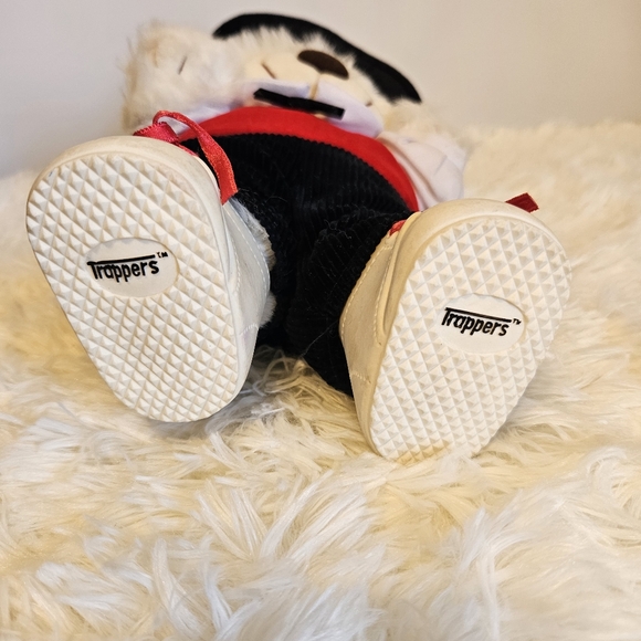 Vintage Trappers White Bear Plush Shirt Pants Hat Boots Stuffed Animal 11" - Picture 5 of 6